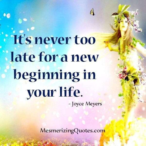 A New beginning in your life - Mesmerizing Quotes