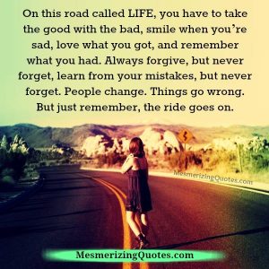 People change & things go wrong in life - Mesmerizing Quotes