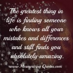 The Greatest thing in Life - Mesmerizing Quotes