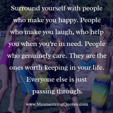 Those people who genuinely care - Mesmerizing Quotes