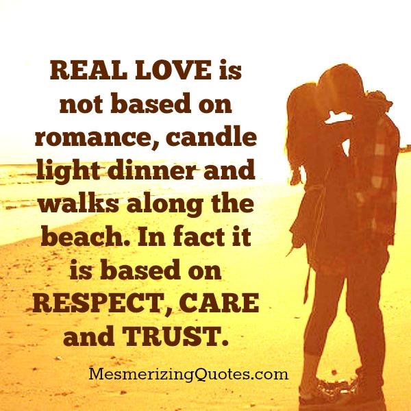 What Real Love is based on? - Mesmerizing Quotes